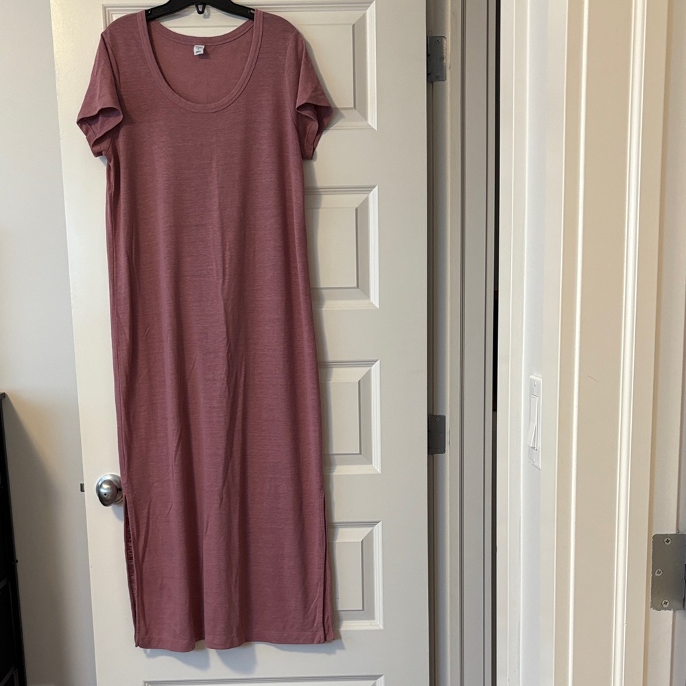 Old Navy Dusty Rose Maxi Dress
